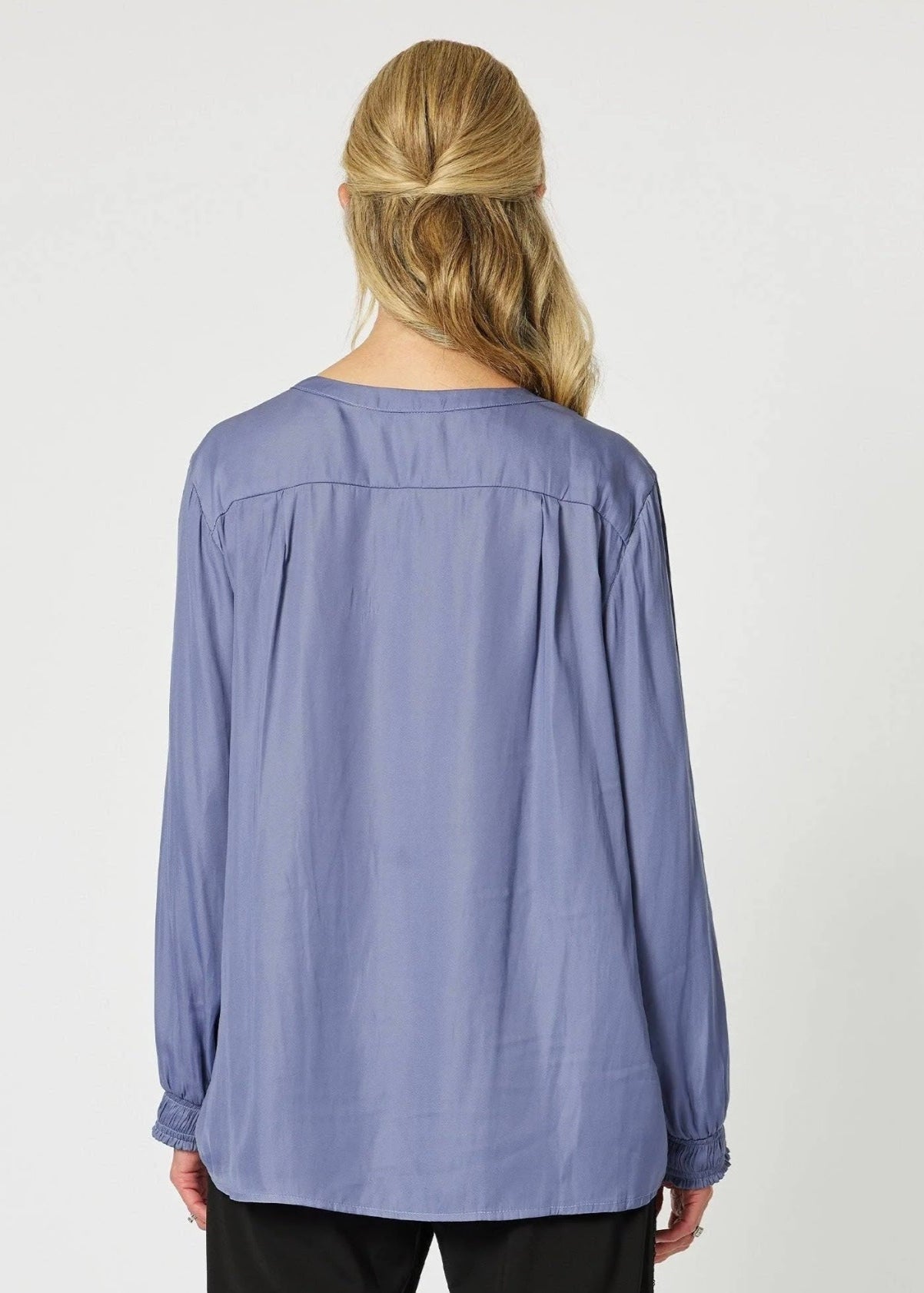 Luxe Nehru Top ~ Amethyst