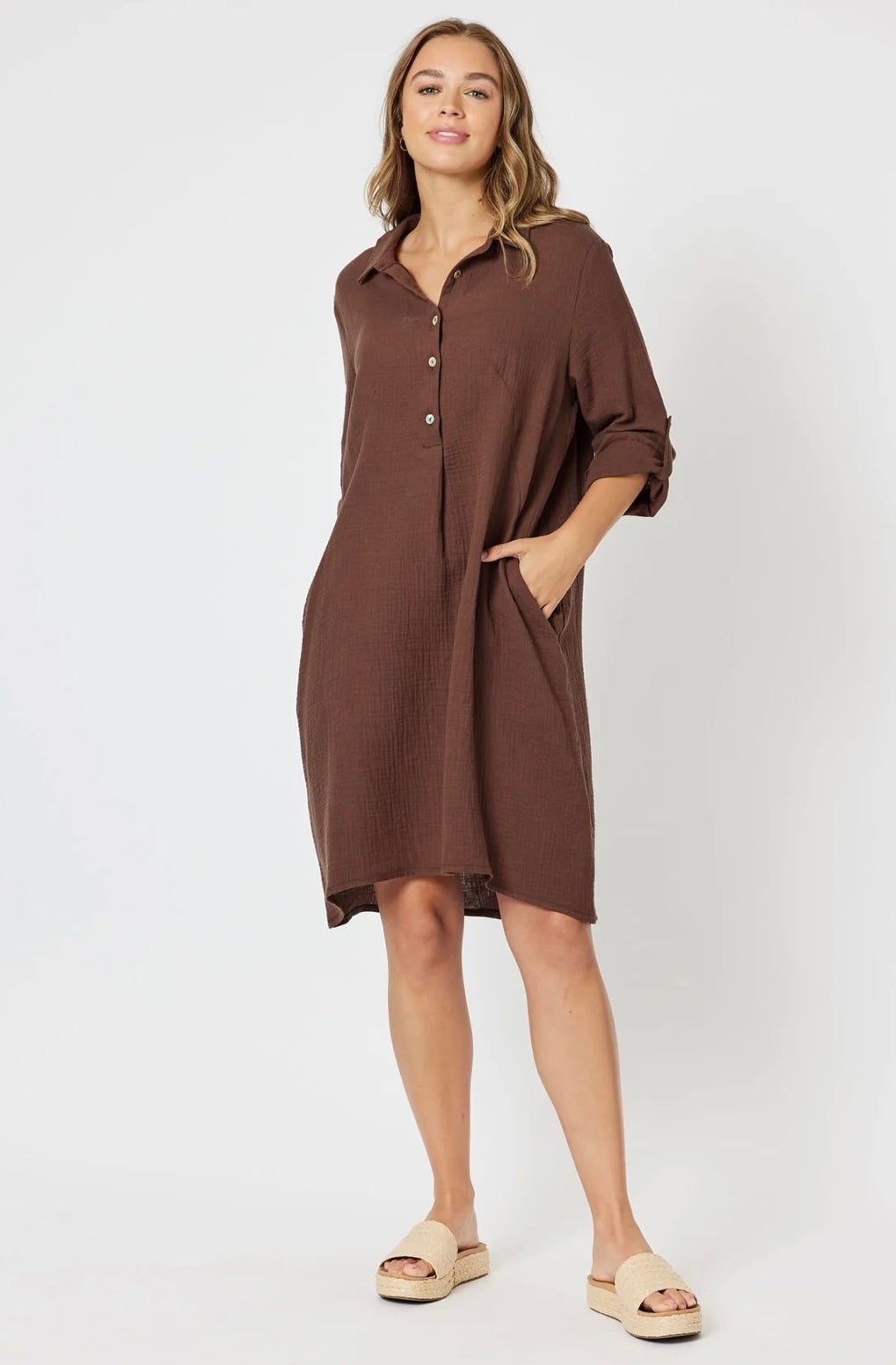 Byron Dress ~ Chocolate