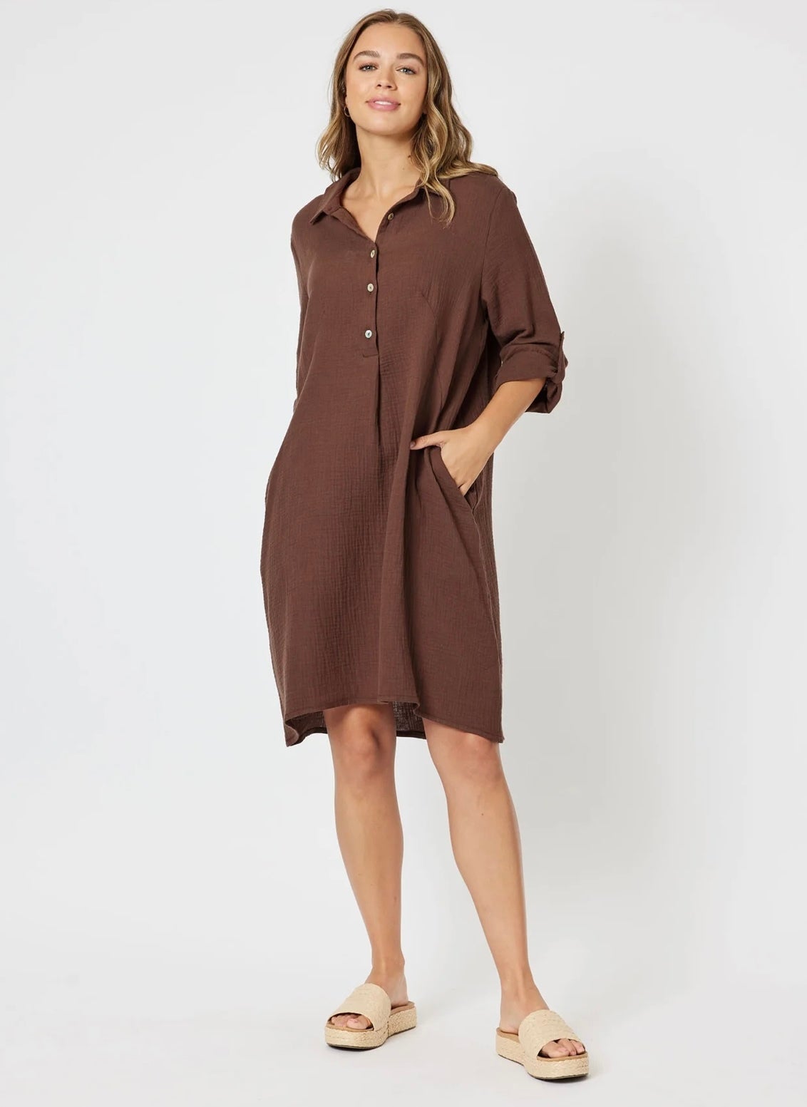 Byron Dress ~ Chocolate