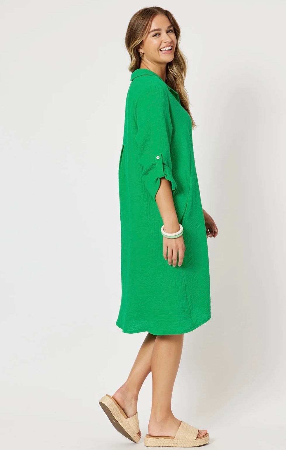 Byron Dress ~ Emerald