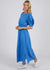 Charli Top ~  Vivid Blue