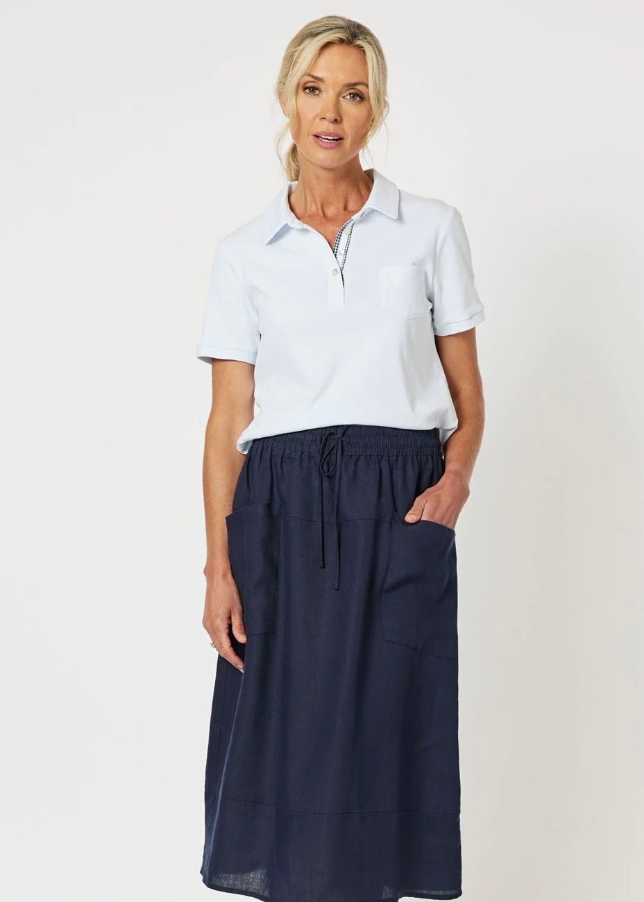 Cotton Polo T-Shirt ~ White