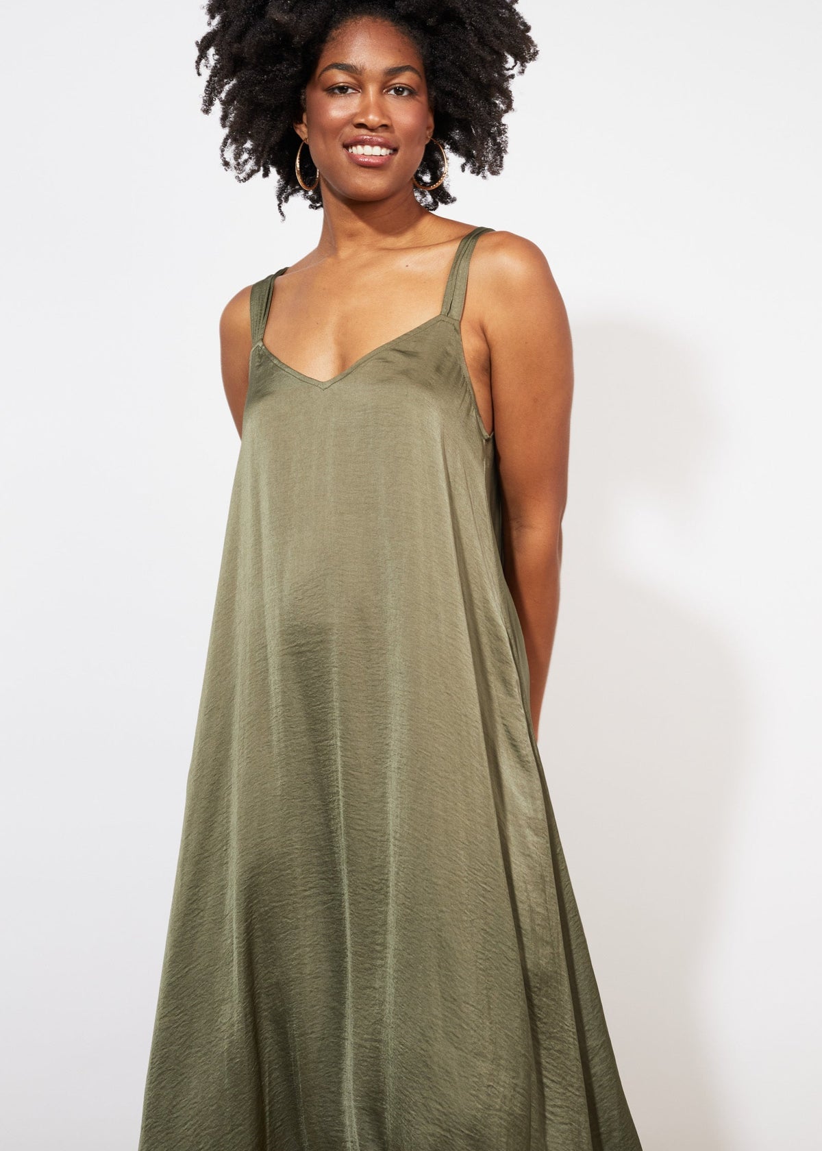 Barbados Tank Maxi ~ Khaki