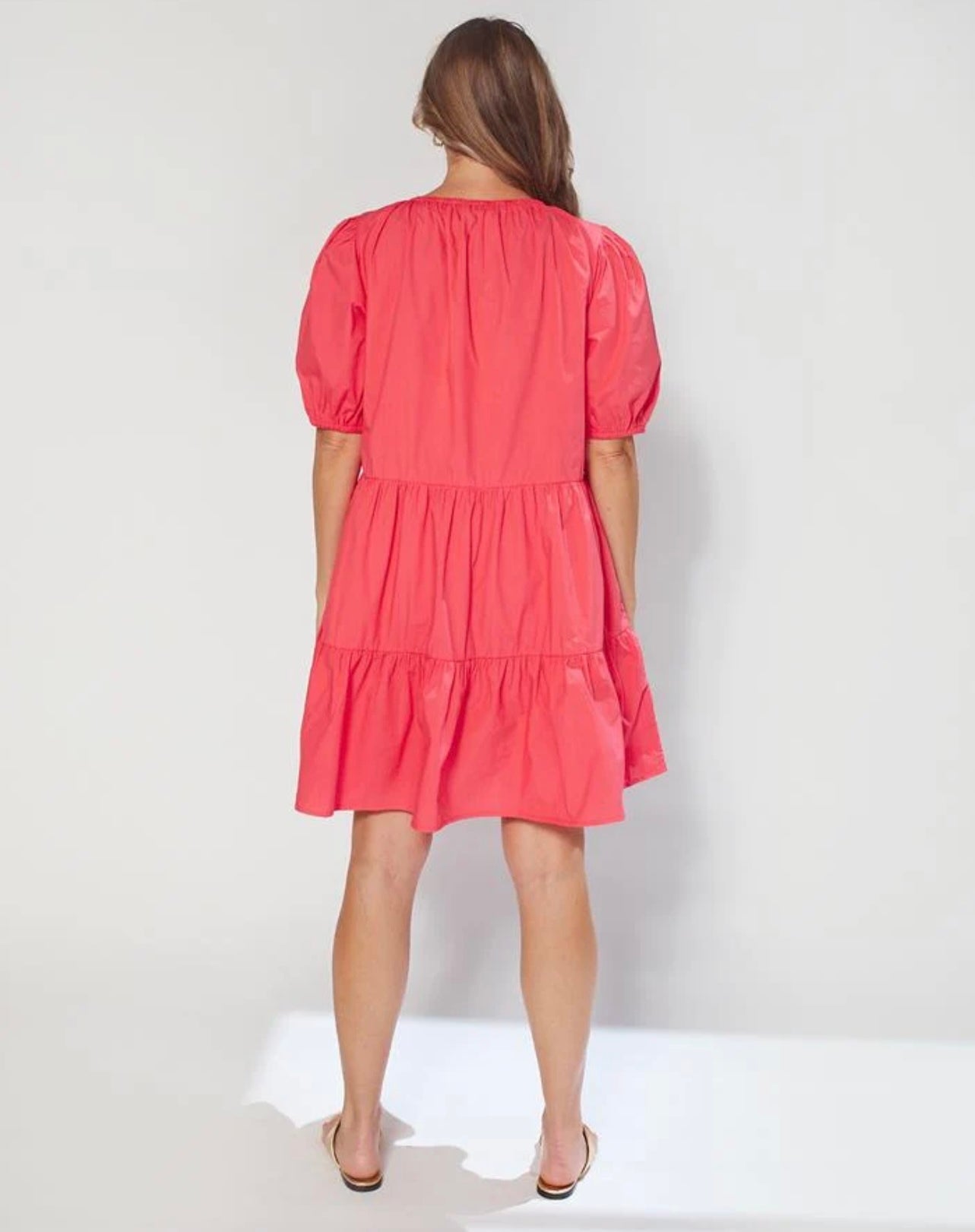 Olive Dress ~ Hot Pepper
