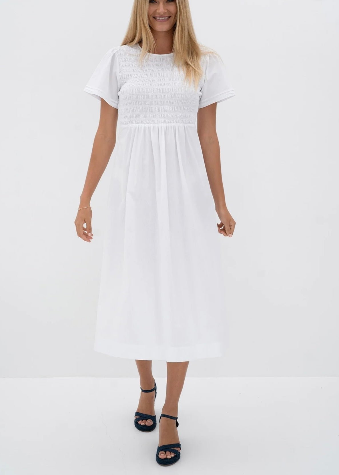 Waverly Dress ~ White