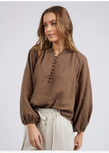 Sardinia Blouse ~ Cafe Noir