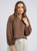 Sardinia Blouse ~ Cafe Noir