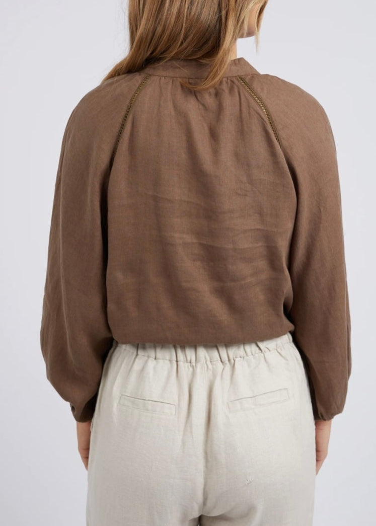 Sardinia Blouse ~ Cafe Noir