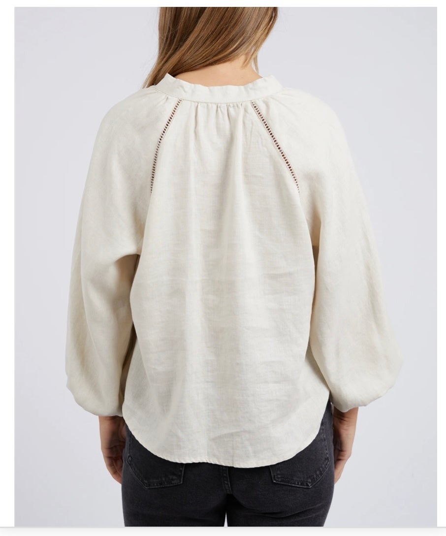 Sardinia Blouse ~ Bone