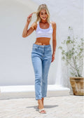 7/8 Vintage Jeans ~ Light Blue Wash