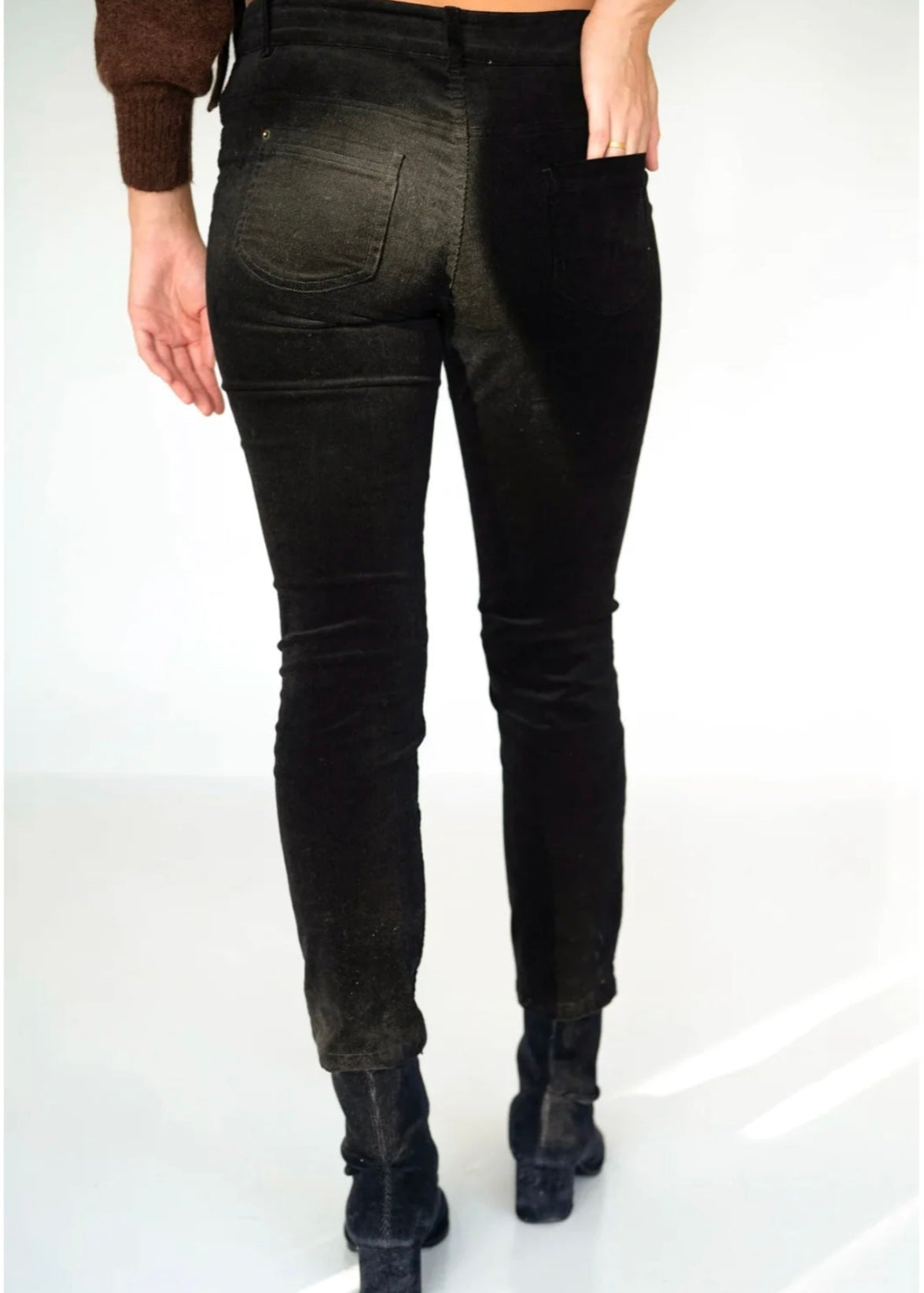 Queen Cord Jeans ~ Black