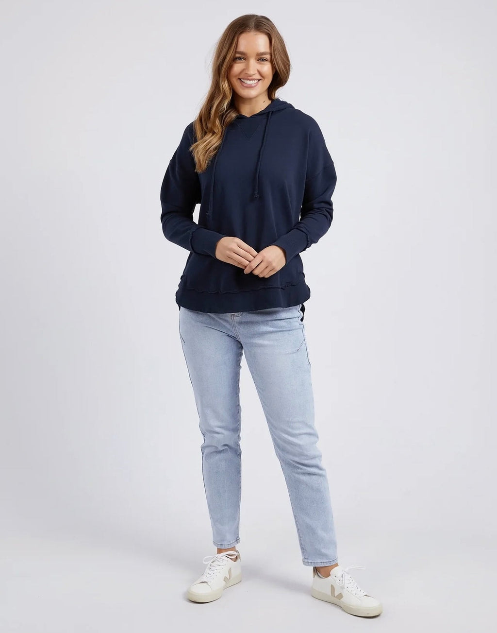 Sigrid Hoodie ~ Dark Sapphire