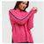 Racer Round Neck ~ Fuxia