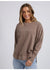 Simplified Crew ~ Chocolate Brown