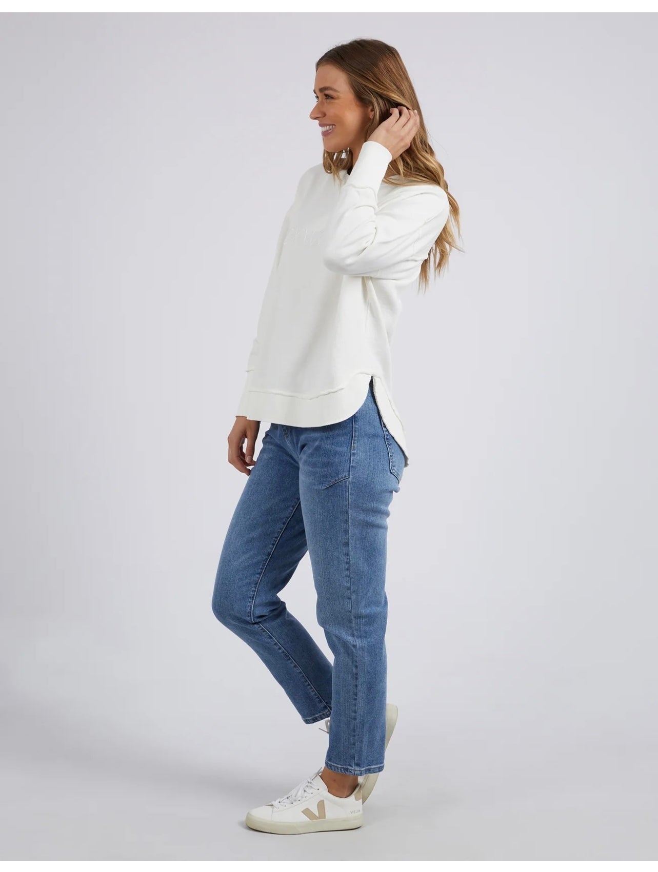 Simplified Crew ~ Ecru