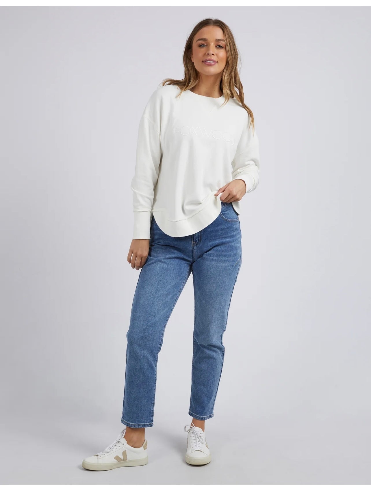 Simplified Crew ~ Ecru