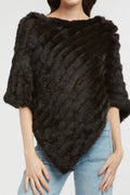 Fur Poncho ~ Black