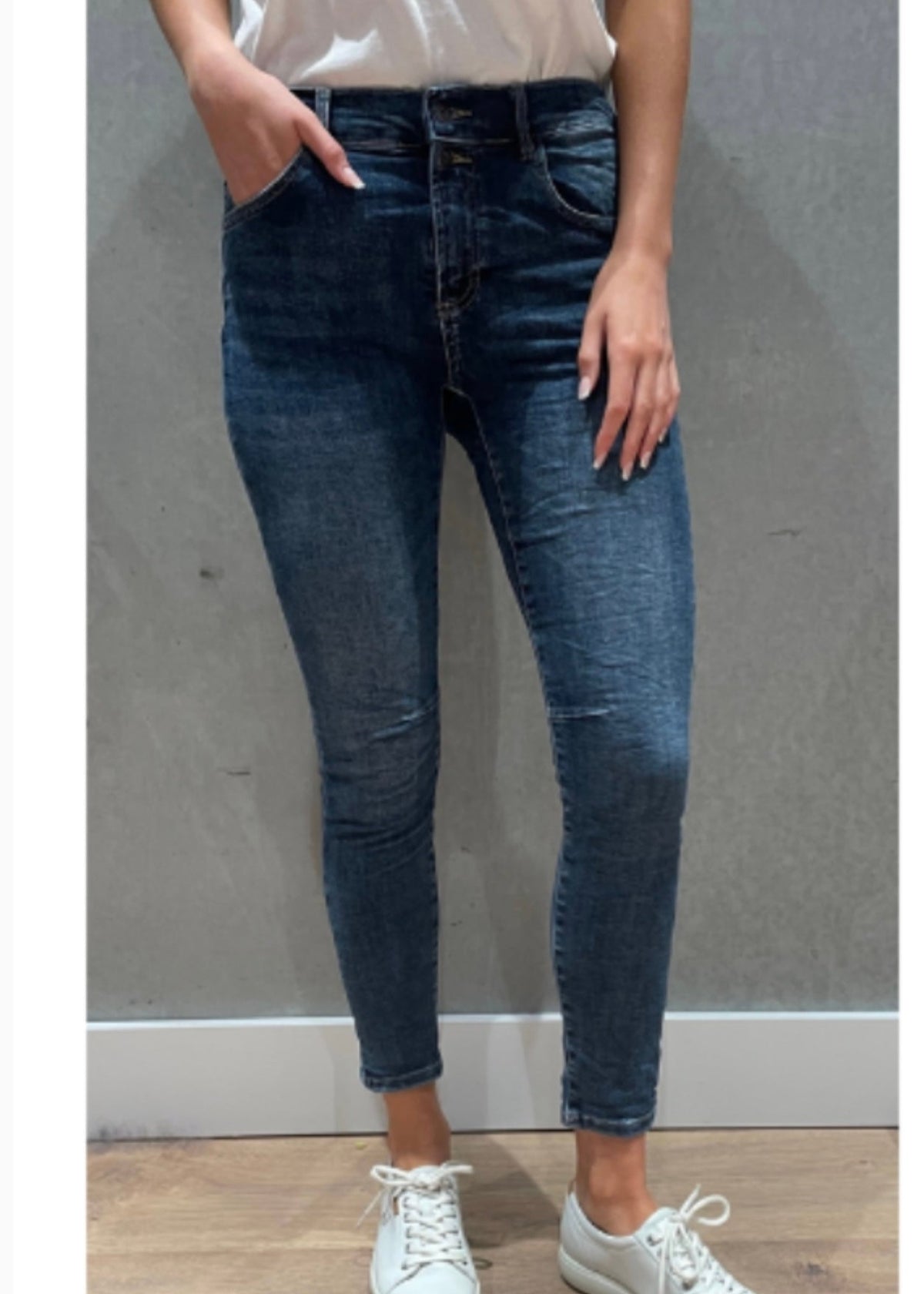 Emma Stretch Jean ~ Dark Denim