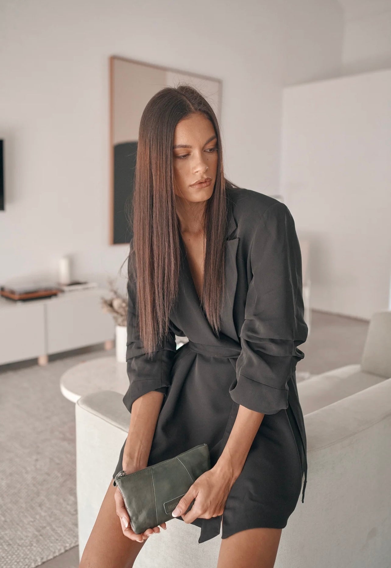 Lennox Pouch ~ Petrol