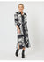 Chic Print Dress ~ Black/White