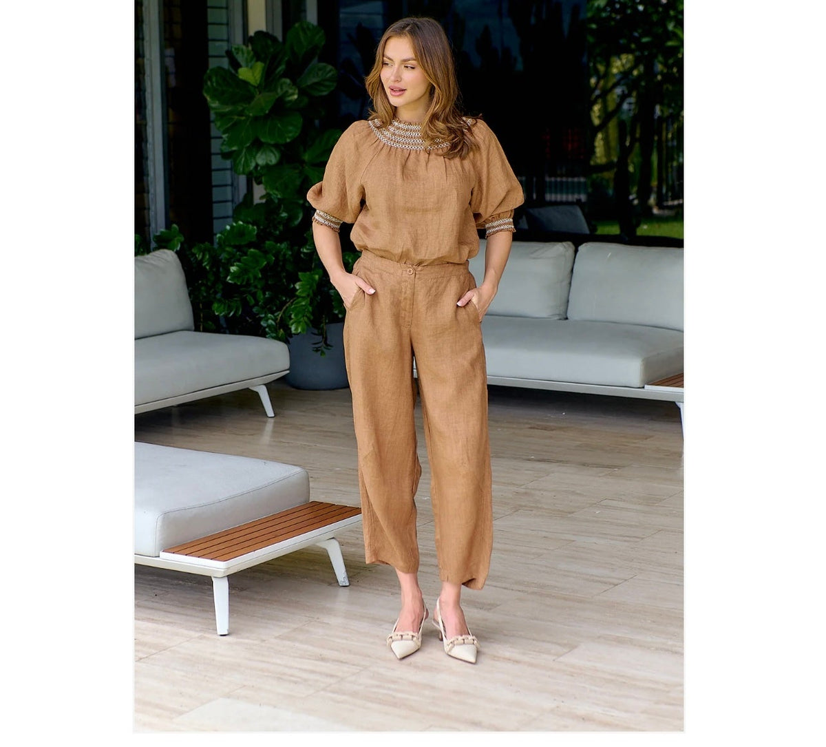 Long Tapered Pants ~ Gingerbread