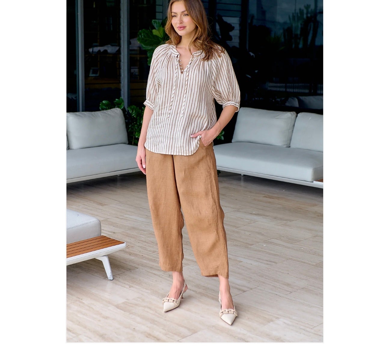 Long Tapered Pants ~ Gingerbread