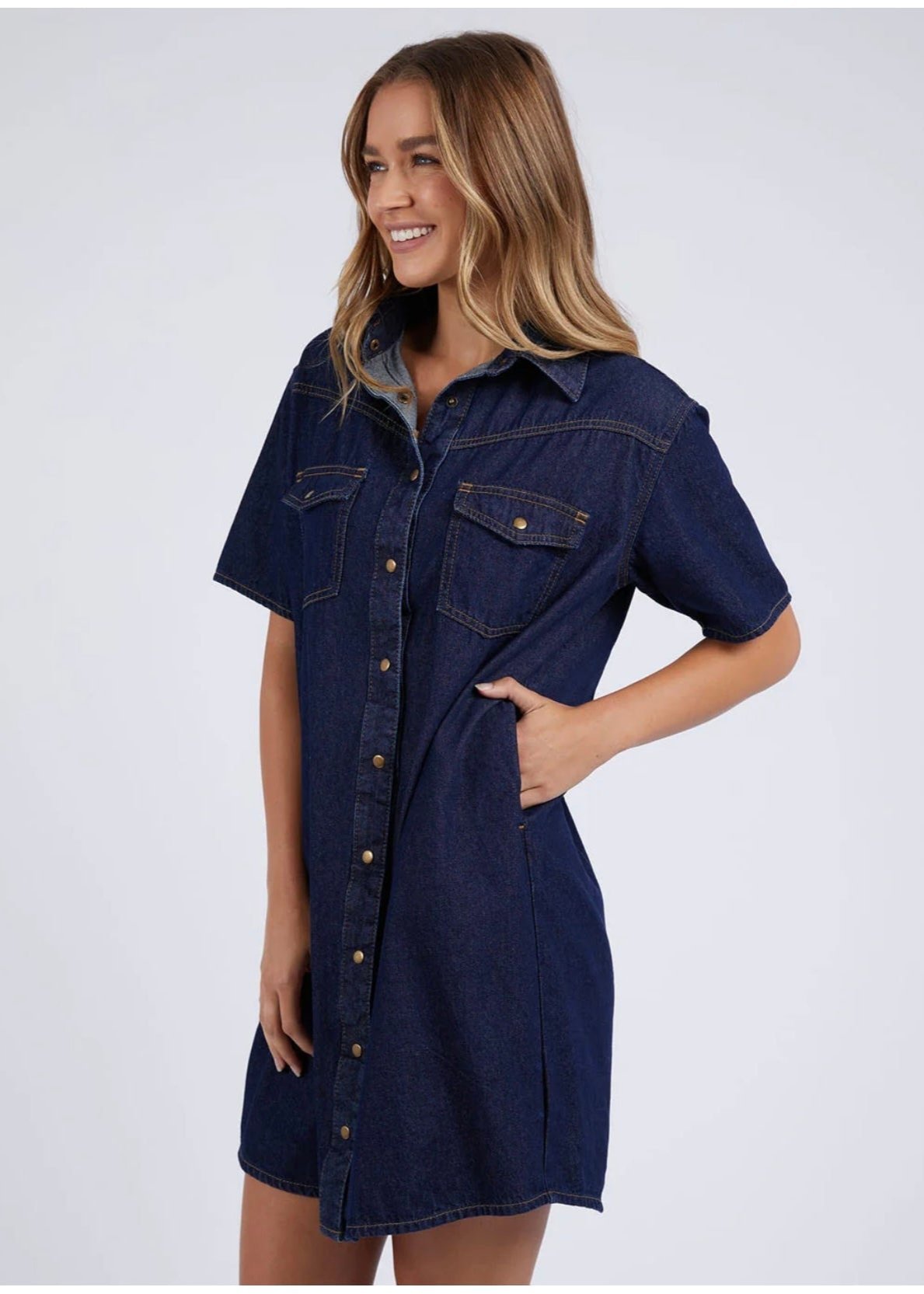 Sorcha Denim Dress ~ Indigo