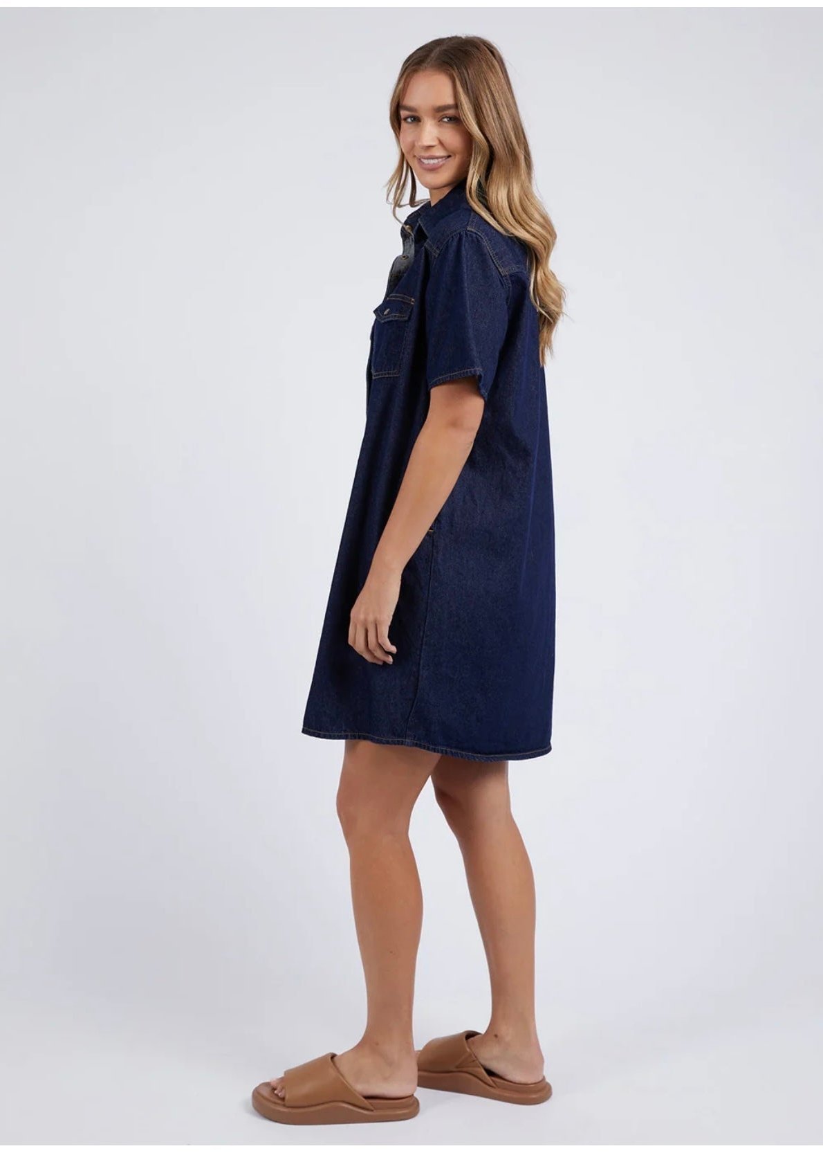 Sorcha Denim Dress ~ Indigo