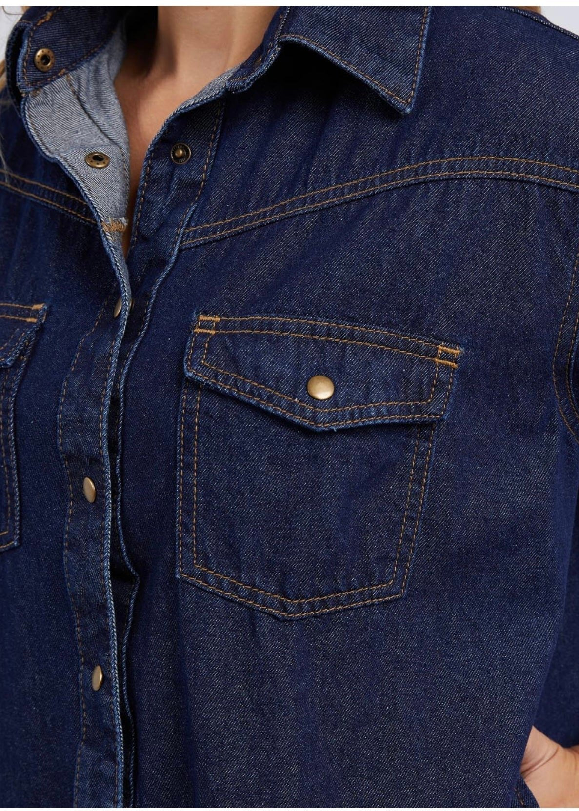 Sorcha Denim Dress ~ Indigo