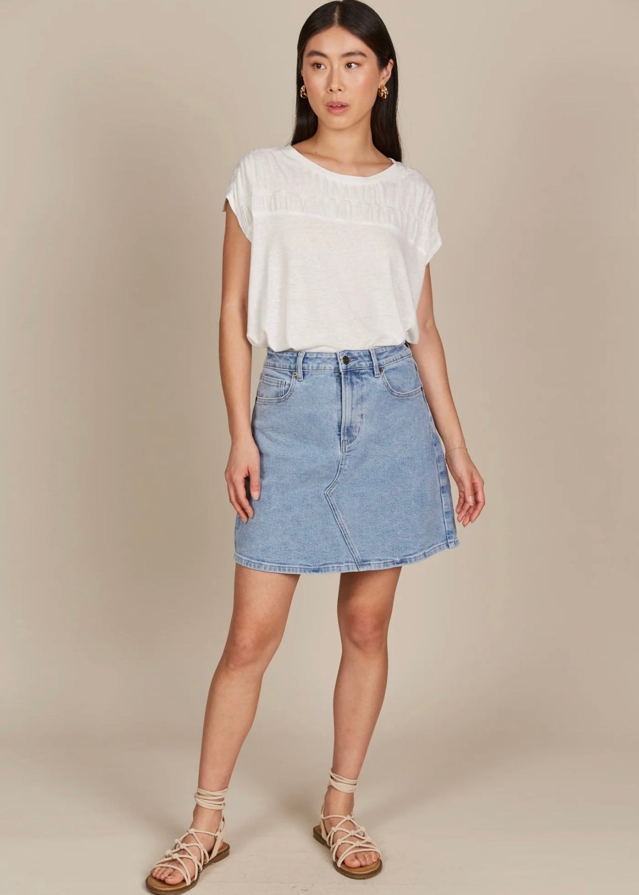 Margot Denim Skirt ~ Stellar