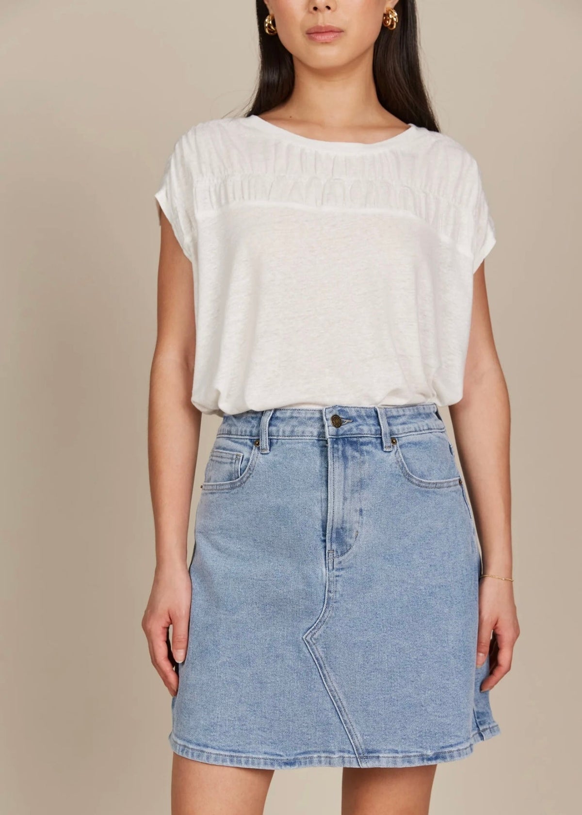 Margot Denim Skirt ~ Stellar