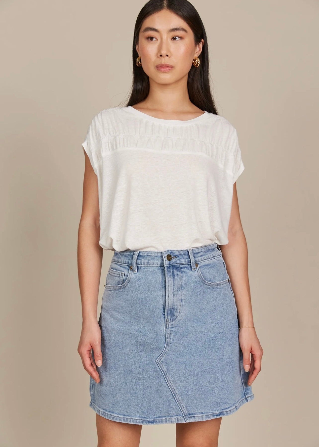 Margot Denim Skirt ~ Stellar