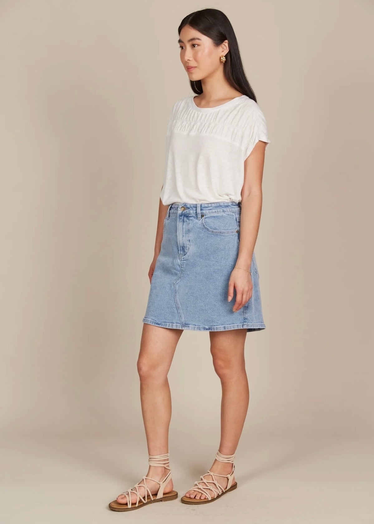 Margot Denim Skirt ~ Stellar