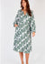 Sakanto LS Button Dress ~ Verde