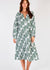 Sakanto LS Button Dress ~ Verde