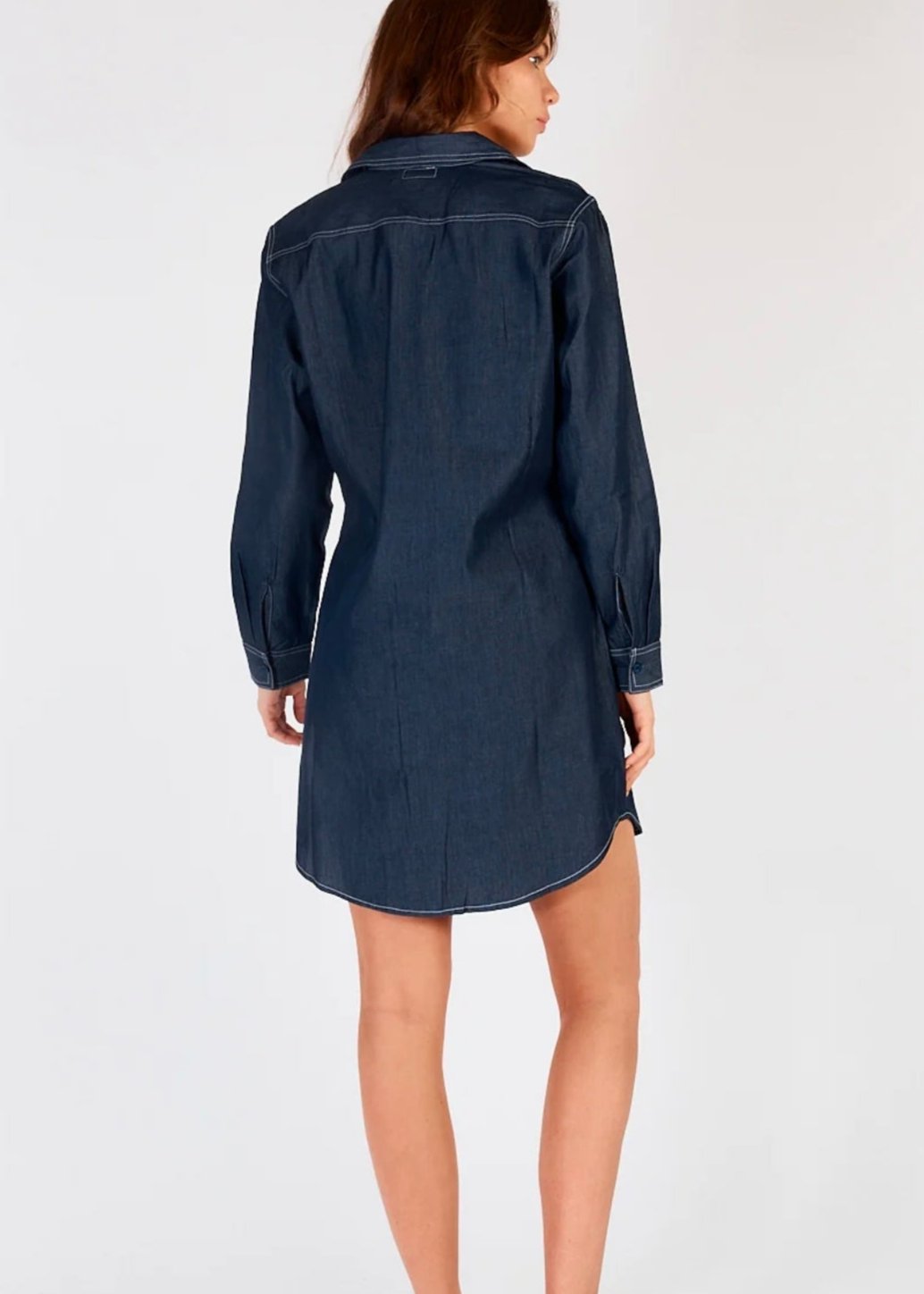 Marseille Shirt Dress ~ Denim