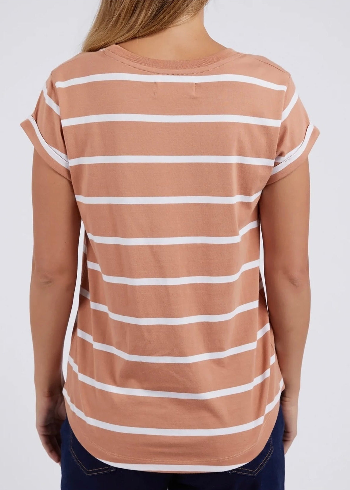 Manly Stripe Tee ~ Clay