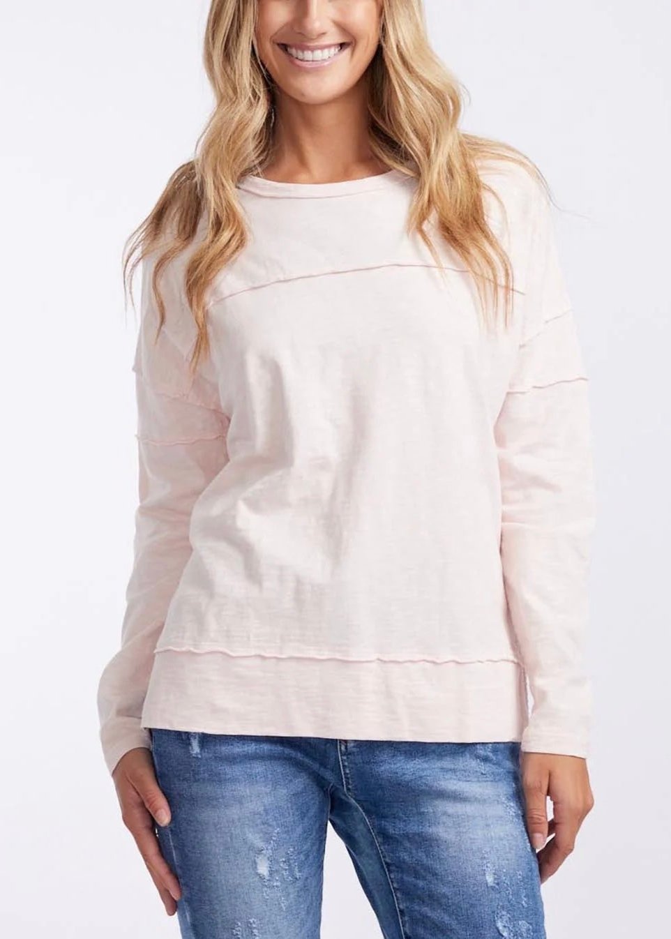 Jayne Throw On Top ~ Pale Pink