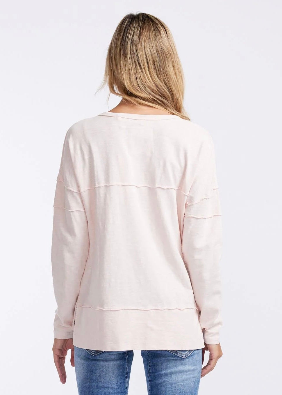 Jayne Throw On Top ~ Pale Pink