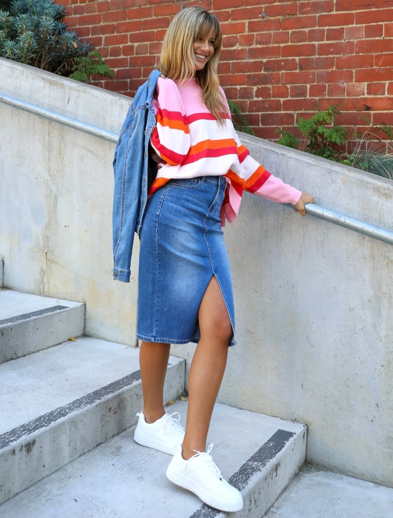 Denim Skirt ~ Blue Wash