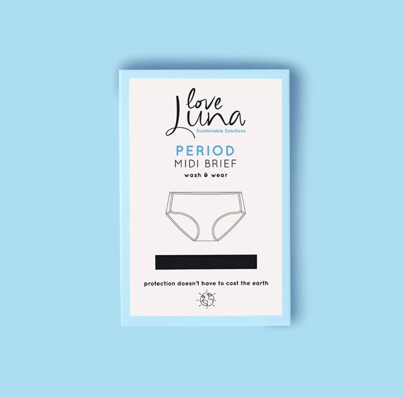 Period Midi Brief ~ Black