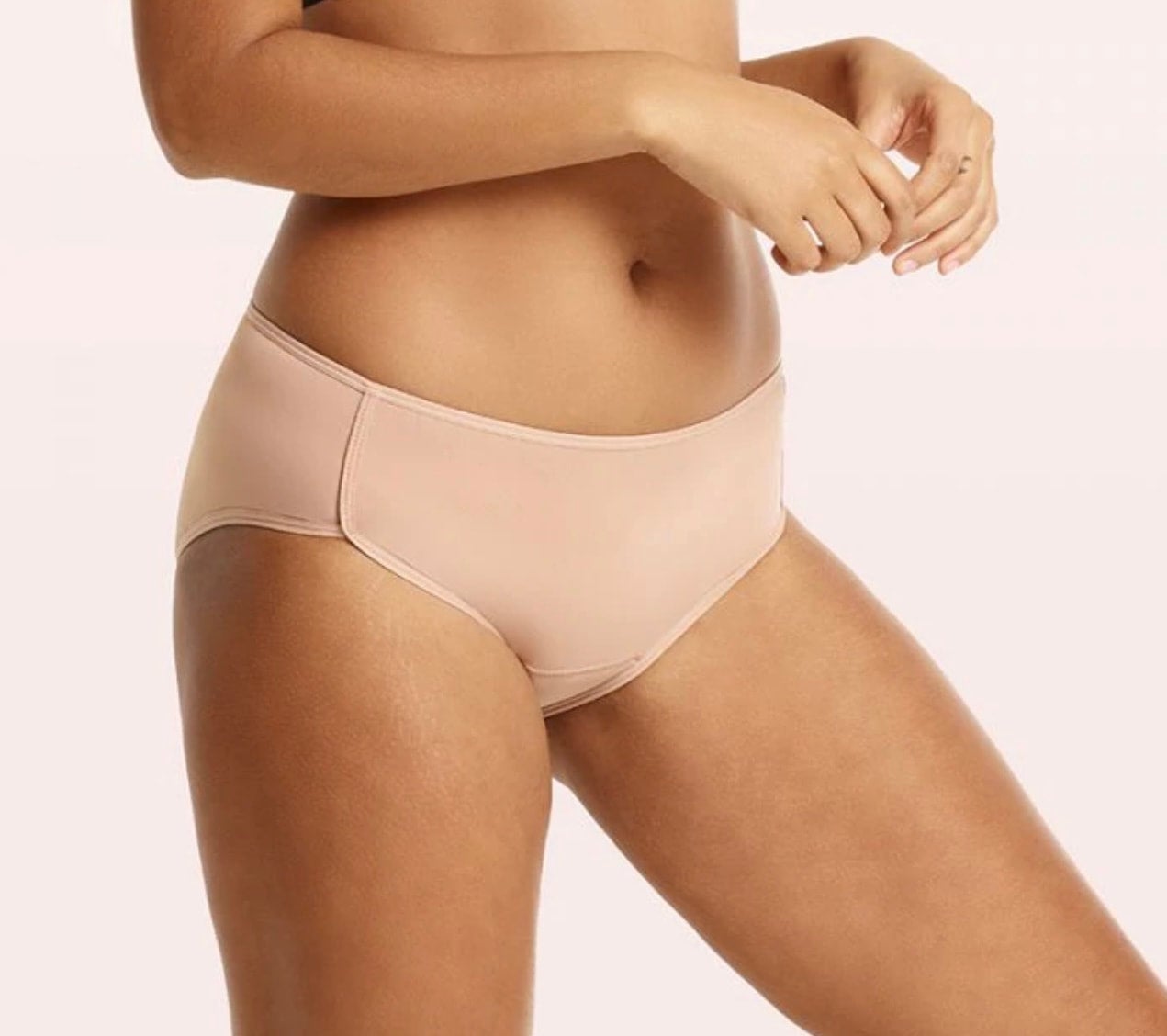 Period Midi Brief ~ Beige