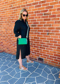 Boyfriend Linen Dress ~ Black
