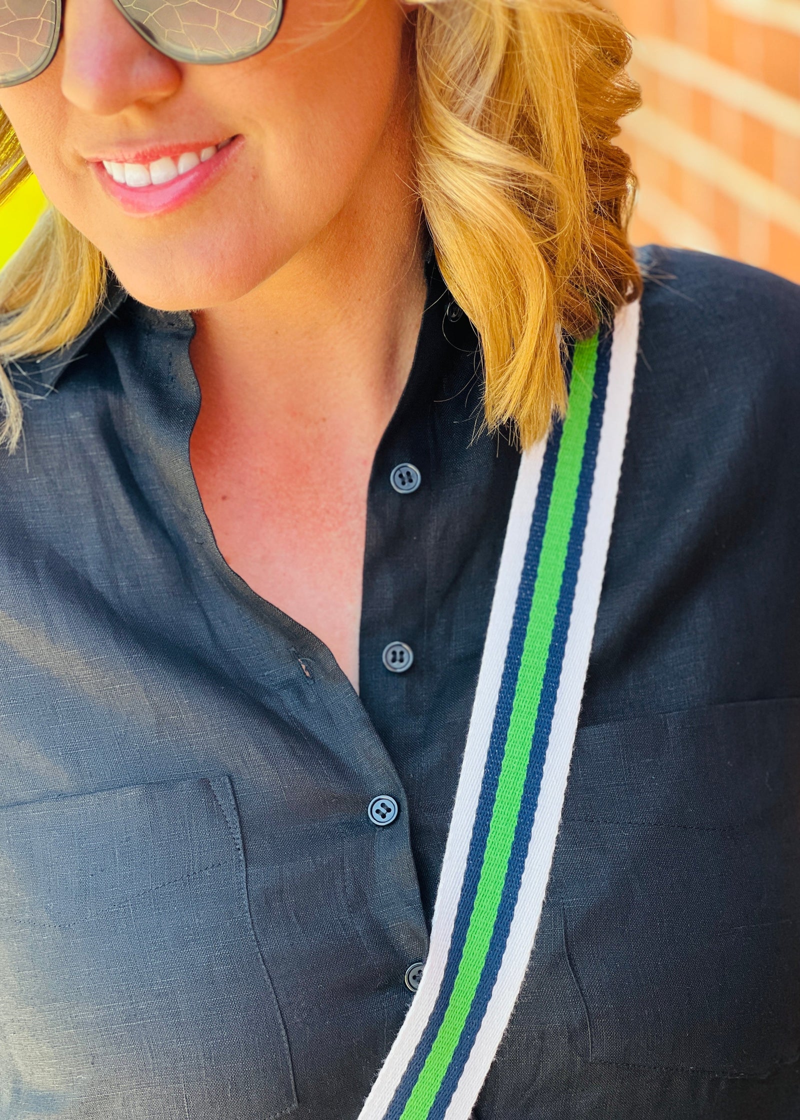 Boyfriend Linen Dress ~ Black