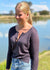 Grandpa Linen Top ~ Charcoal
