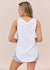 Ava Singlet ~ White