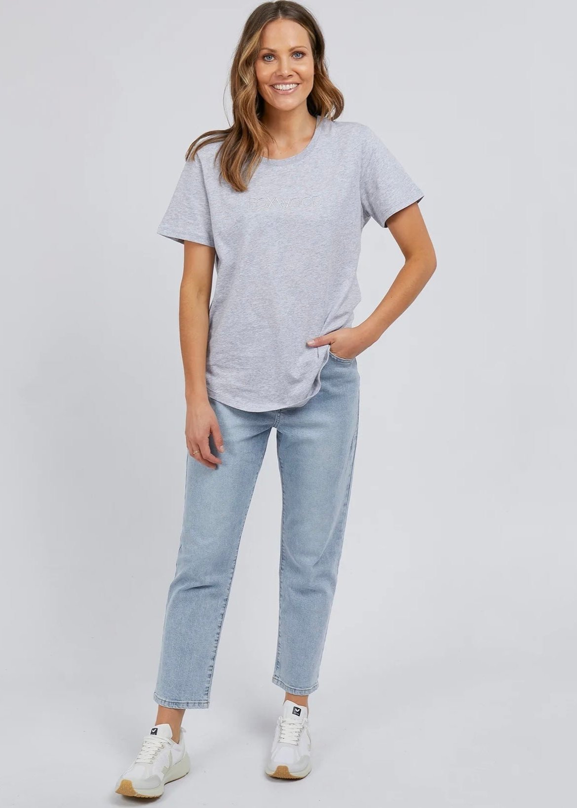 Tee ~ Grey Marle