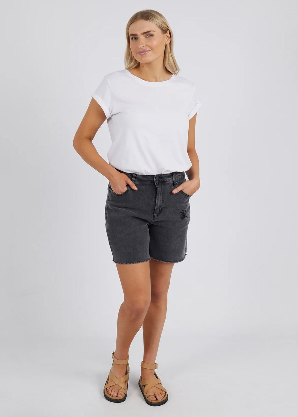 Amble Short ~ Washed Black