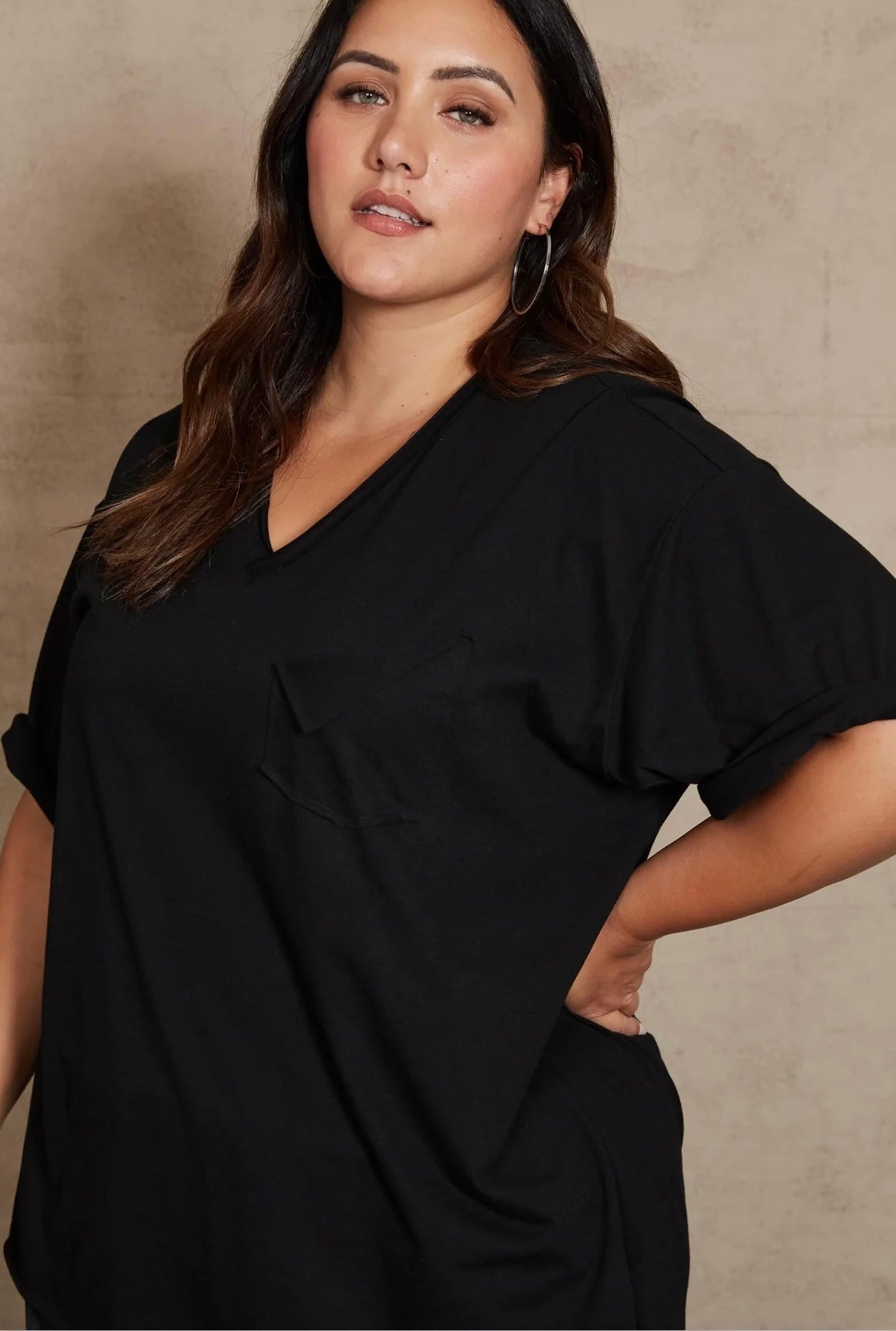 Studio Pocket T Shirt ~ Ebony