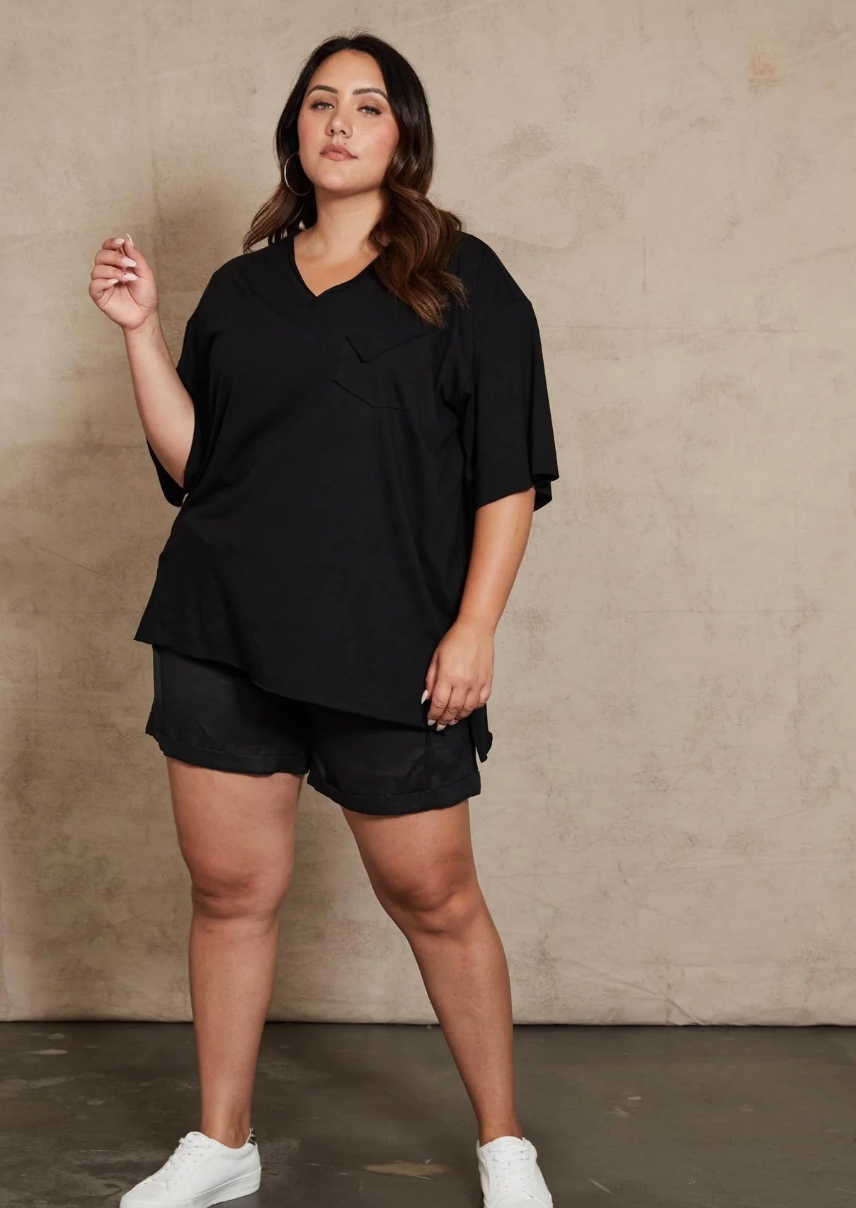 Studio Pocket T Shirt ~ Ebony